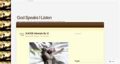 Desktop Screenshot of godspeaks-i-listen.com